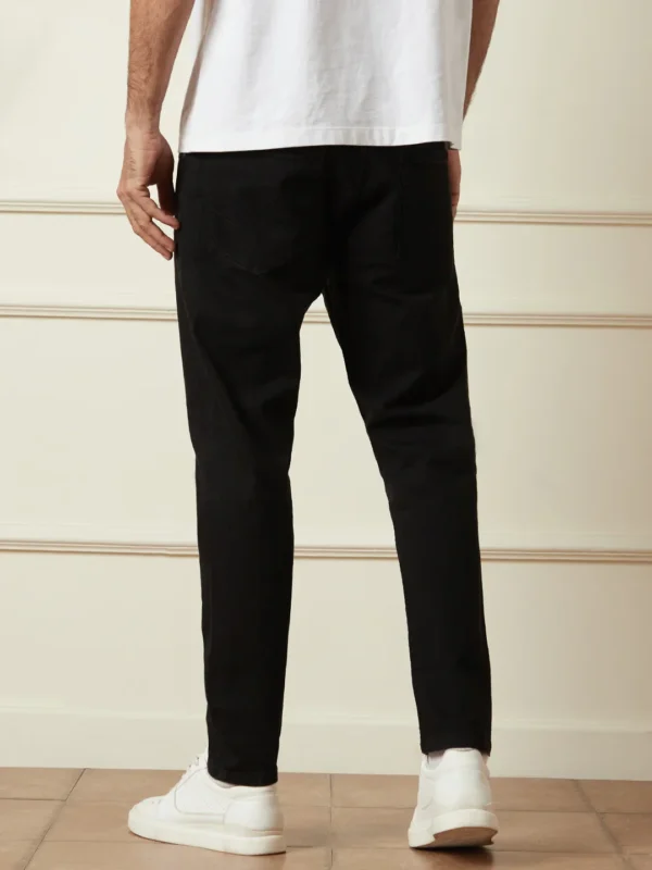 Casual Skinny Crop Jeans | Black - Image 2